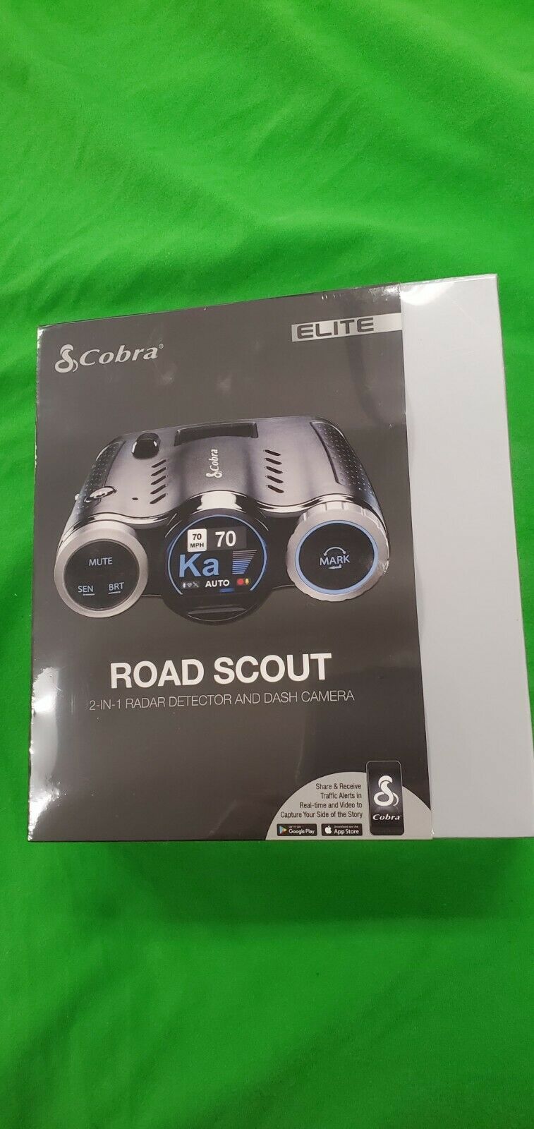 Cobra Elite Series Road Scout 2-In-1 Radar Detector Model # 0181000-0