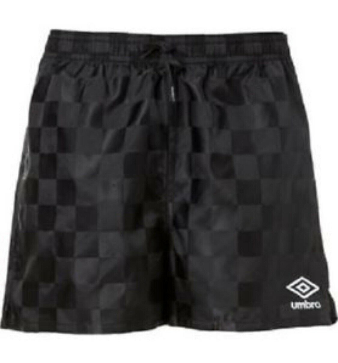New Umbro Soccer Athletic Gym Shorts Black Youth Small (8-10)