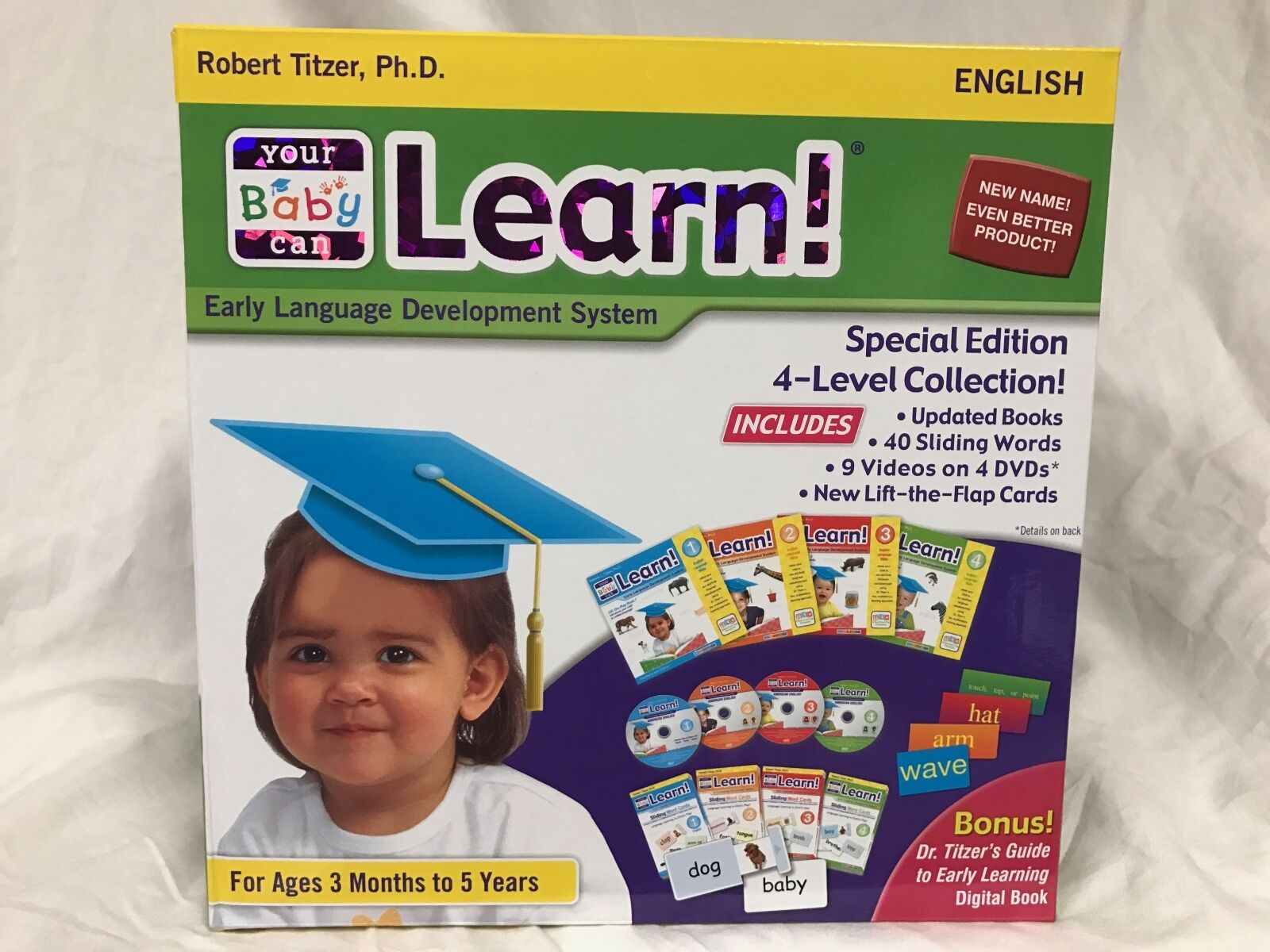 Your My Baby Can Learn UPDATED from Read Volume 1-4 cards BRAND NEW