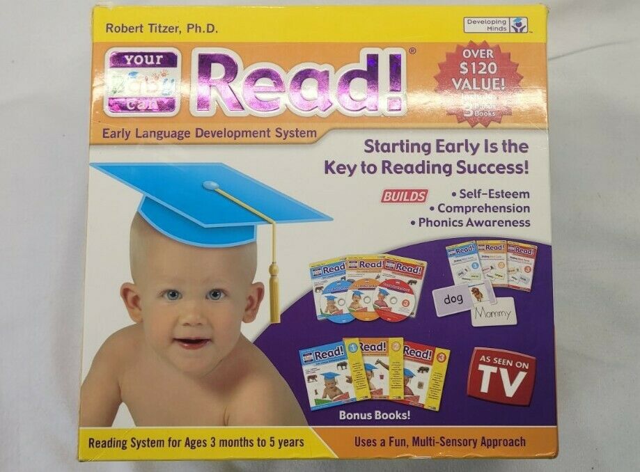 ONE Your Baby Can Read Set Books| Cards| DVDs Early Learning System DESCRIPTION