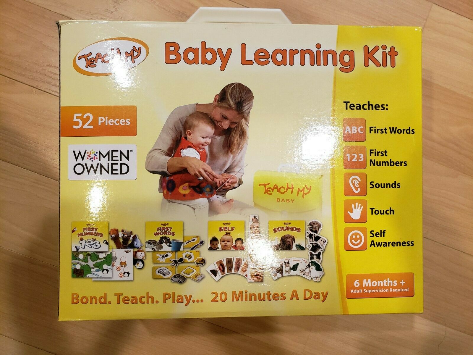 Teach My Baby Learning Kit 6 Months and Up Words Numbers Sounds Touch Play