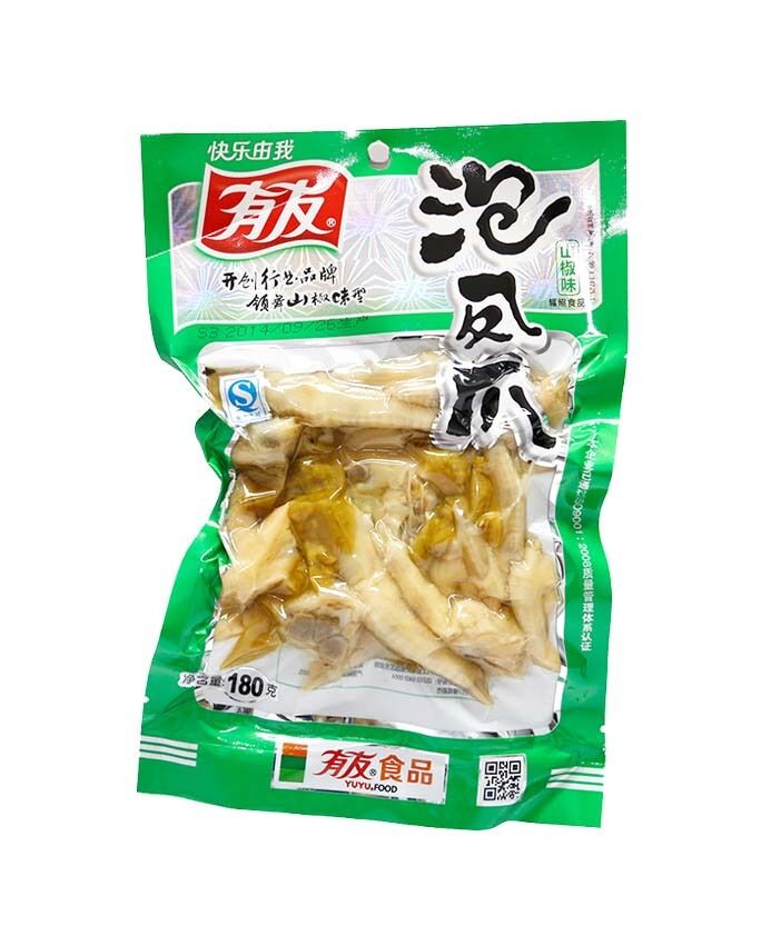 Asian Snacks Chong Qing You You Pickled Spicy 有友泡椒凤爪 100g X 2bags