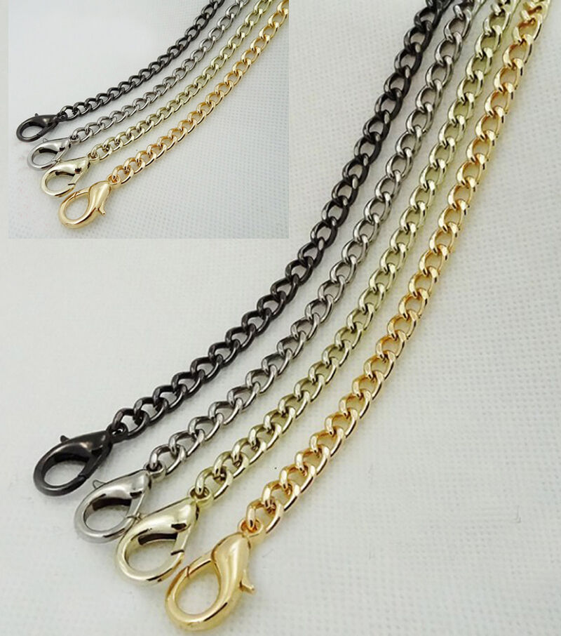 Hot 40 ~ 200 Cm Lobster Clasp Smooth Metal Chain For Handbag Purse Or Bag #g68
